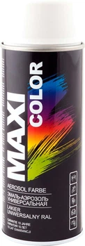 Емаль аерозольна універсальна декоративна Maxi Color Ral 9010 біла 400 мл (8711347208722)