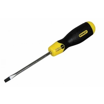 Отвертка Cushion Grip (-) Sl8,0мм L=150мм двухкомпонентная рукоятка, CrV 1-64-921 Stanley