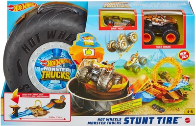 Ігровий набір Hot Wheels Трюки в шині серії "Monster Trucks" (GVK48)