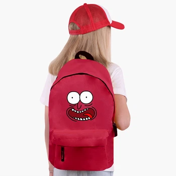 Рюкзак детский Рик и Морти Рик Санчез (Rick and Morty Rick Sanchez) (9263-2632) 17 л Красный