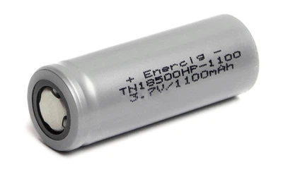 Аккумулятор 18500 литиевый Enercig TN18500HP-1100 (IMR EC-18500HP-1100), 1100mAh, 22A, 4.2/3.7/3V, Gray