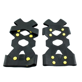 Ледоступы для обуви Non-Slip на 8 шипов - размер M (35-38), ледоходы (1001345-Black-M)