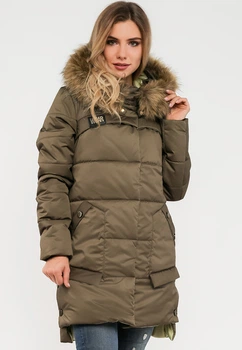 Зимова куртка з хутром Modniy OAZIS 48-50 Хакі (90248/3 48-50)