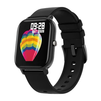Смарт-часы Colmi P8 Black для измерения пульса Bluetooth умные часы (F_6180-20606)