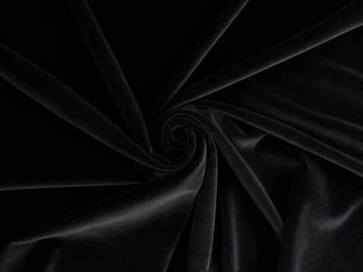 Ткань Hemline Бархат черный пог.м. арт. 900-679-5001