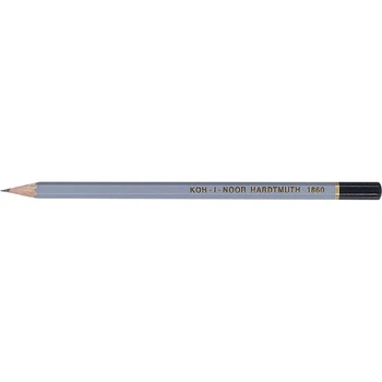 Карандаш графитный Koh-i-Noor 6H без ластика корпус Серый (1860.6H)