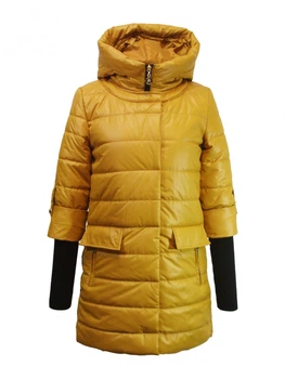 Пальто Anernuo 1646 150 см Гірчиця