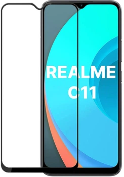 Защитное стекло для смартфона Realme C11 PowerPlant Black (GL609260)