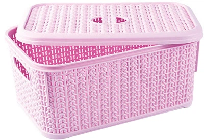 Кошик UCS Knit прямокутний 6 л Пурпурово-рожевий (66000.1)