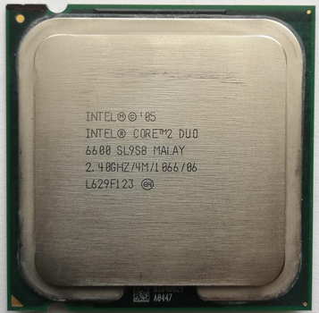 Процесор Intel Core 2 Duo E6600 2.40GHz/4M/1066 (SL9S8) s775, tray