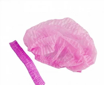 Шапочка-шарлотка одноразовая Vitess из нетканого материала (100 шт в уп.) Розовый