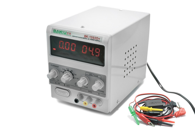 Блок питания лабораторный цифровой/стрелочный Baku BK-1502D+, 15V, 2A RF индикатор