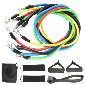 Набор эспандеров для фитнеса Power Bands 5 резиновых жгутов