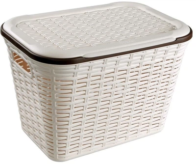 Кошик UCS Rattan прямокутний 20 л Кремовий (73008)