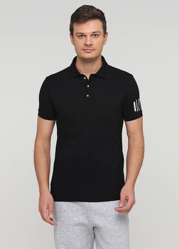 Футболка "Only Man" (95-TSH-3-02-P-black/white-sleeve-left-2XS)