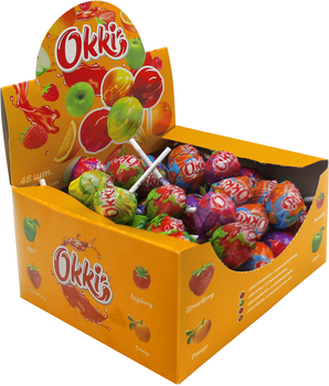 Льодяники на паличці OKKI Classic mix 48 шт. х 14.9 г (48210409)