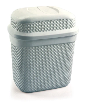 Сміттєвий Бак Drop Design малий Ucsan Plastik 4л. сірий M-131