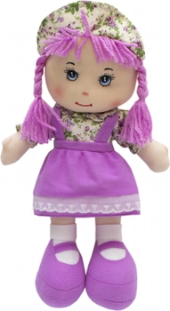 Кукла Devilon мягконабивная с вышитым лицом 36 см Сиреневая (5102681860852)