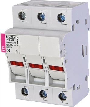Роз'єднувач запобіжника ETI EFD 10 NEON 3p 32А 690В 2540024