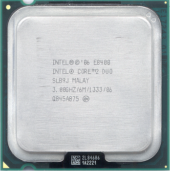 Процесор Intel Core 2 Duo E8400 3.00GHz/6M/1333 (SLB9J) s775, tray