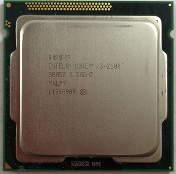 Процессор Intel Core i3-2100T 2.50GHz/3MB/5GT/s (SR05Z) s1155, tray
