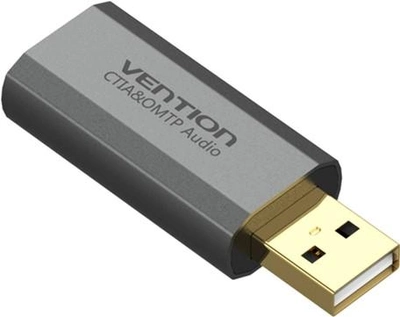 Звукова карта Vention USB Sound Card 7.1 Channel Gray (VAB-S19-H)