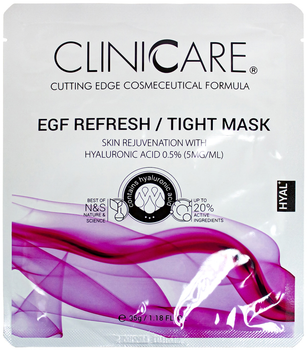 Маска ClinicCare EGF Refresh/Tight lifting/skin rejuv. mask 0.5% HA Регенерирующая 35 мл (635346370410)