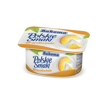 Йогурт Bakoma Польські Смаки з персиком 120 г
