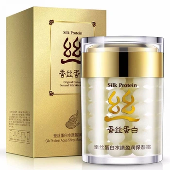 Крем для лица увлажняющий Bioaqua SILK PROTEIN с пептидами и протеинами шелка