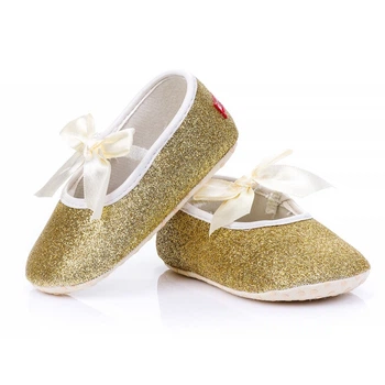 Пінетки тапки Little star ATTRACTIVE (003 золото) р.25-26