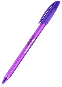 Набор шариковых ручек Unimax Trio 1.0 мм Фиолетовый 12 шт (UX-104-11)