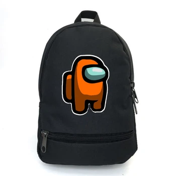Рюкзак BIG Амонг Ас School Bag (Among Us -06) черный (43 х 30 х 17 см)