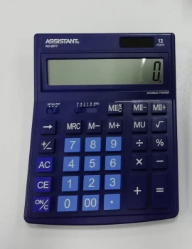 Калькулятор ASSISTANT АС-2377 (темно синій)