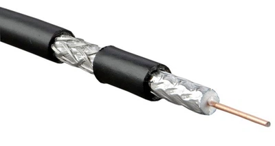 Антенный коаксиальный кабель RG-6 75 Ом 20 метров