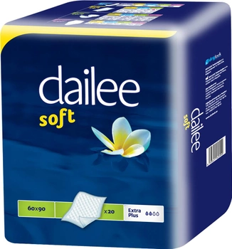 Пеленки одноразовые Dailee Soft 90х60 см 20 шт (8595611623950)