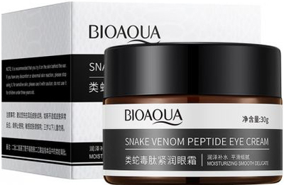 Крем для век Bioaqua Snake Venom Peptide Eye Cream с пептидом змеиного яда Укрепляющий 30 г (6942349700729)