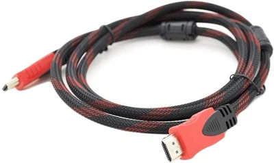 Кабель Merlion HDMI-HDMI, 3 м Black/Red (YT-HDMI(M)/(M)NY/RD-3.0m/01066)