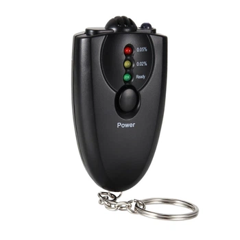 Мини алкотестер брелок для водителей СТ Drive Safety Черный