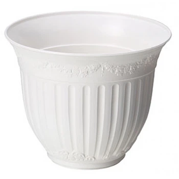 Кашпо для цветов Form-Plastic Виноград 12,3 л 34 х 26 см Белый