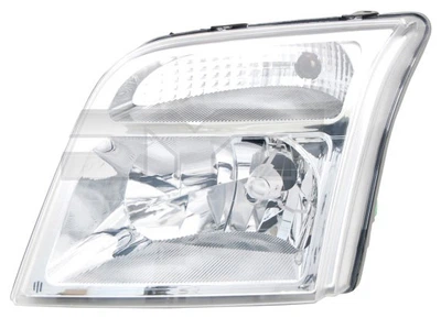 Фара Ford Transit Connect I, Tourneo Connect I 2002 - 2013 (Ніссан Транзит Коннект I, Торнео Коннект I 2002 - 2013), ліва, електр., хром, з коректором, (TYC)