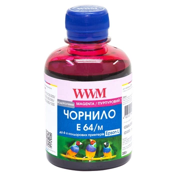Чернила для Epson EcoTank Business L5390 WWM E64 Magenta 200г E64/M