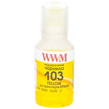 Чернила для Epson EcoTank L3356 WWM 103 Yellow 140г E103Y