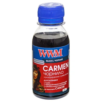 Чорнило для Canon PIXMA TS3350 WWM CARMEN Black 100г CU/B-2
