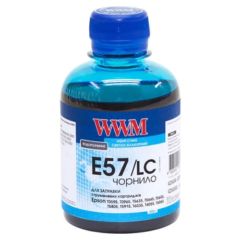 Чернила для Epson Stylus Pro 7880 WWM E57 Light Cyan 200г E57/LC