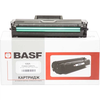 Картридж для HP Laser 135, 135a, 135w, 135r BASF 106A Black BASF-KT-W1106A