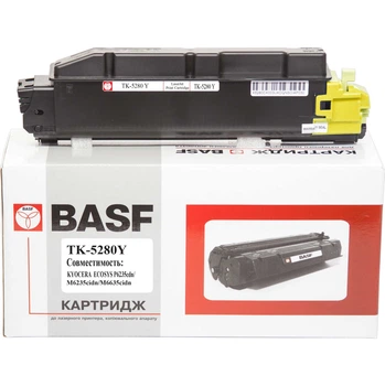 Картридж для Kyocera Ecosys M6635cidn BASF TK5280 Yellow BASF-KT-TK5280Y