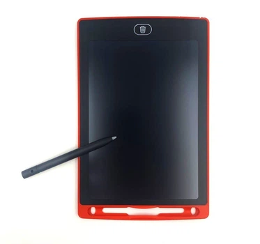 Графический LCD планшет для рисования Writing Tablet 22x15 см, цифровая электронная доска, красный