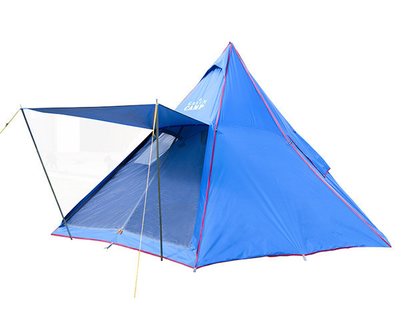 Намет для великої компанії Green Camp "юрта" (350 х 350 х 210 см) синій