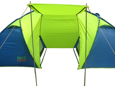 Палатка 6ти местная двухслойная для туризма Green Camp 1002