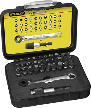 Набір біт Stanley Expert Line з тріскачкою 32 предмети (1-13-905)